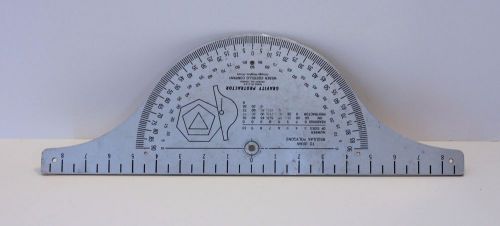 Weber Costello Gravity Protractor Vintage measuring tool metal