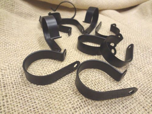 Black Nylon 1-1/4&#034; Nylon Cable / Loom Clamps ~ Made in USA ~ Pack of 10