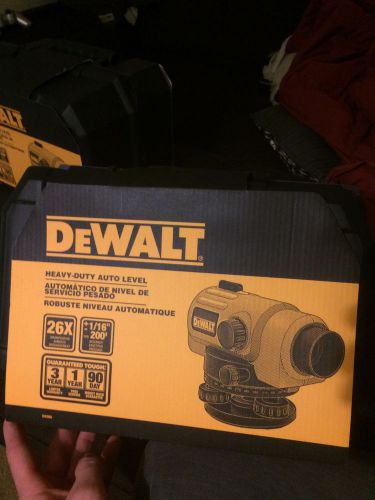 DeWalt 26x auto level pack (tripod not included)