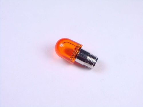 137-0933 Dialight 137 Stovepipe Yellow Amber Transparent PMI Cap 15/32 LC13YN2