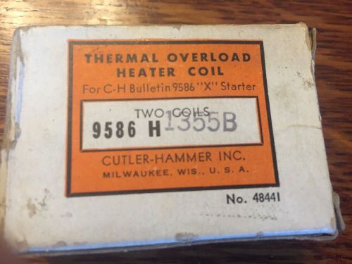 NEW CUTLER HAMMER 9586H 1355B THERMAL OVERLOAD HEATER COIL $1.95 Ship.