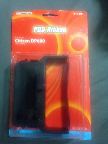 Porelon #11301 CITIZEN DP600 ,CASIO SHARP POS RIBBON BLACK /RED CASH REGISTER