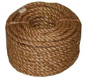 T.w . evans cordage 26-023 1/2-inch by 100-feet 5 star manila rope for sale