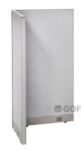 Gof l-shaped freestanding partition 30dx30wx60h / office,room divider 2.5&#039;x2.5&#039; for sale