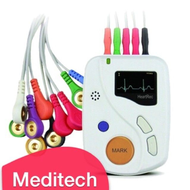 Meditech Portable ECG Recorder 48h 12 Lead Holter Heartrec Eco+Software