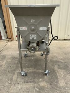 Hollymatic 175 commercial meat mixer grinder on casters butcher food 7.5HP
