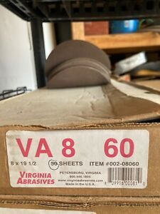 Virgina Abrazives 002-08060 60 Grit Sandpaper Sheets