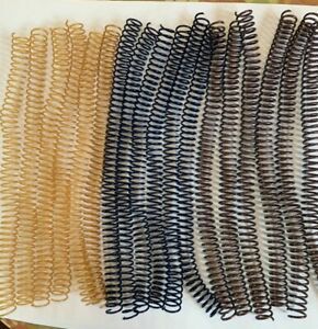 18 pieces LOT of 14mm Spiral Binding Coils 12&#034; Different colors 