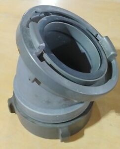 5&#034; Storz x 5&#034; NH Female Fire Engine Elbow NOS