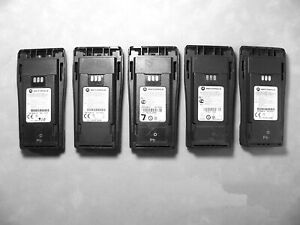 Five Motorola NNTN4851A MiMH Batteries CP200 PR400
