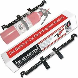 The Bracketeer Car Fire Extinguisher Universal Design Fits Most Vehicles