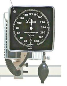 Amico Aneroid Manometer AM-AL-LF2118 Gauge &amp; Basket, Cuff &amp; Coil for Mounting