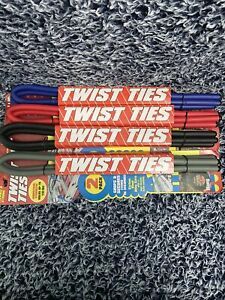 Lot of (4) 2x36’’ Twist ties / 4 Differrent colors