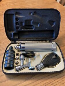 Vintage Welch Allyn Otoscope #216  Ophthalmoscope Set w/ Case