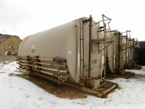 Skidded 400 BBL Horizontal Water Flowback Tank 16800 Gallon # 2957