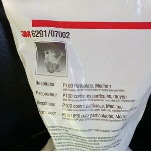 3M™ Half Facepiece Respirator Assembly 6291/07002 Medium No Filters.