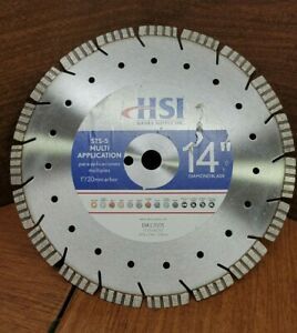 Lackmond HSI STS5141251 STS-5 Multi-Application Turbo Diamond Blade 14&#034; Wet/Dry