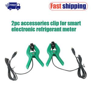 Refrigeration Manifold Temperature Clamps Digital Temperature Control Clip 2PCS