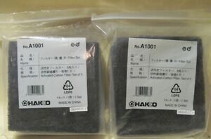 BUNDLE! New!  (2) 5 Pks Hakko A1001 Carbon Filters 10 Total Filters! FREE Ship!