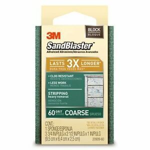 3M Paint Stripping Sponge, 60-Grit
