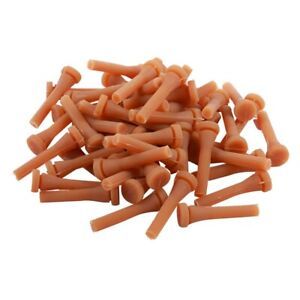 2X(50Pcs Rubber Hair Removal Stick Chicken Geese Poultry Plucking Finger Plucker