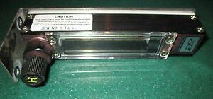 COLE PALMER TF TEFLON FLOW METER W/ MOUNT BRACKET, EUC