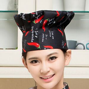 Comfortable Cook Adjustable Kitchen Baker Chef Elastic Cap Hat Catering #16