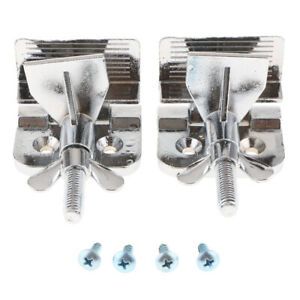 2Pcs Silk Screen Printing Metal Butterfly Hinge Clamp