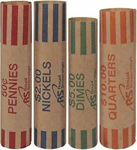 Royal Sovereign Assorted (Dimes, Nickles, Pennies &amp; Quarters) Preformed Coin ...
