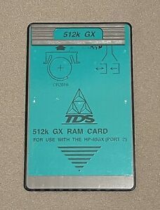 TDS 512K RAM Card for HP 48GX Calculator (Battery Backed)