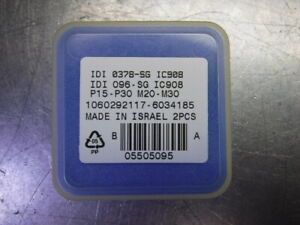 Iscar .378&#034; Replaceable Drill Tip QTY2 IDI 0378-SG / IDI 096-SG IC908 (LOC2717A)