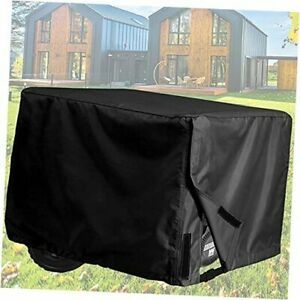 Outdoor Generator Cover, 420D Waterproof 32&#034; L x 24&#034; W x 24&#039;&#039; H Black