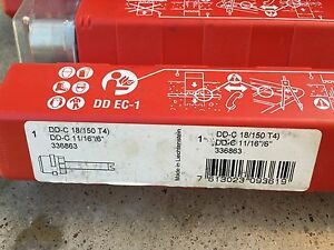 New Unused Hilti 11/16&#034; 6&#034; Long Core Drill Bit 336863 DD EC-1