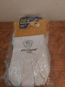 Tillman 30 Pearl Top Grain Pigskin 4&#034; Cuff TIG Welding Gloves X-Large