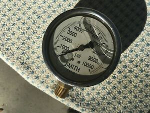 Smith 10,000 PSI Pressure Guage