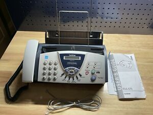 Brother FAX-575 Personal Fax with Phone Copier Manual Excellent Tested!