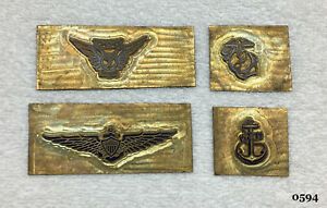 Kingsley Machine -  Unmounted  Brass Dies  - Hot Foil Stamping Machine