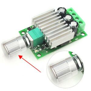 10A 12V-30V PWM DC Motor Speed Controller Adjustable Speed Regulator DimmerB Lh