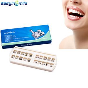 2Packs  Easyinsmile Dental Orthodontic MINI Metal Bracket ROTH 0.022 3 With Hook