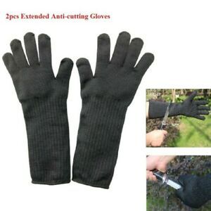1 pair Anti-cutting Gloves Cut Proof Stainless Steel Butcher Work Glove