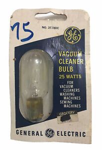 GE 25w Double Contact Light Bulb 25 Watt Vacuum Sewing Washing Machine 25T8DC