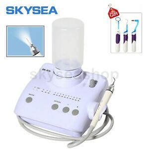 Dental Ultrasonic Piezon Scaler Fit EMS SKYSEA LED Handpiece + Mirror Kit