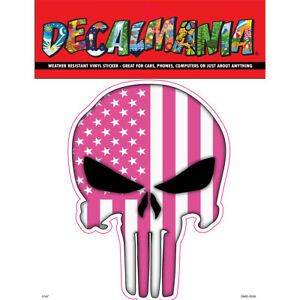 Decalmania DM910036 Decal - 6in Beast Cancer Skull 1pk
