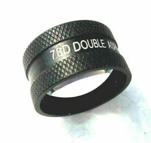 Best Price Brand New Lens 78 D Black Colour with Wooden Box &amp; Manual Optometry