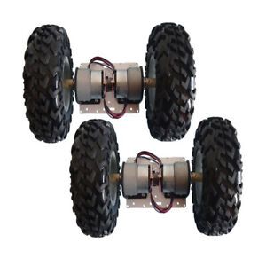 Pair Smart Robot Car Chassis with Encoder Motor for DIY Obstacle Avoidance
