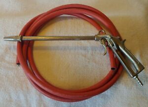 Binks 140 B Brass 140B Siphon Spray Gun w/ New Hose NICE!!! VERY LOW USE!!!