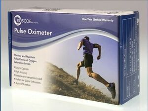 Roscoe Medical Finger Pulse Oximeter O2 Monitor, Pulse Finger Oxygen Monitor