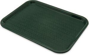 Carlisle CT121608 Caf Standard Cafeteria / Fast Food Tray, 12&#034; x 16&#034;, Forest Gr