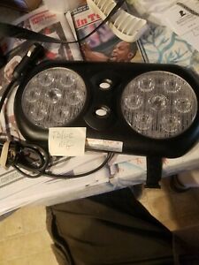 Code 3 Flip Visor Light  half light dim !  Sold as is !