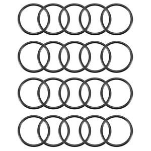 20Pcs 41mm x 3.1mm Black Flexible Nitrile Rubber O Ring Oil Seal Washer Grommets